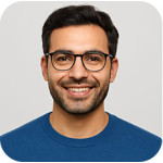 عینک طبی مردانه