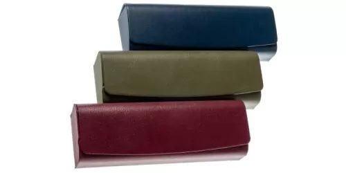 جلد عینک چرمی بزرگ - مدل پرسولی