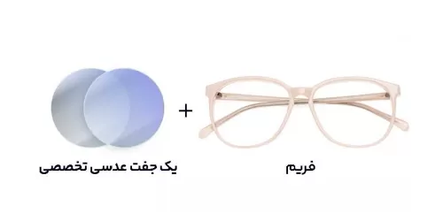 عینک کامپیوتر بلوکنترل Actuell - Mod 883