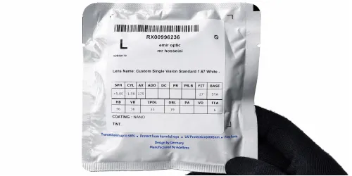 عدسی آفتابی کاستوم Custom 1.5  Organic standard + Tint