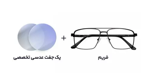 عینک کامپیوتر بلوکنترل ESTELA - XC 61114