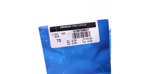 عدسی آنتی رفلکس پلی کربنات اسیلور Essilor Airwear 1.59 Trio Green