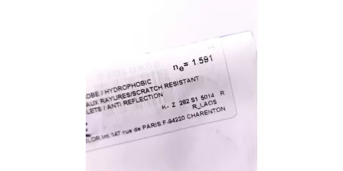 عدسی آنتی رفلکس پلی کربنات اسیلور Essilor Airwear 1.59 Trio Green