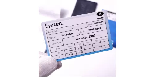 عدسی آنتی رفلکس پلی کربنات اسیلور Essilor Airwear 1.59 Trio Green