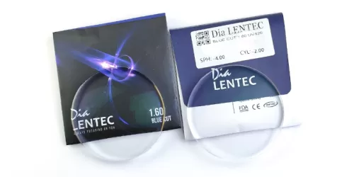 Lentec 1.60 Blue Cut لنتک بلوکات نیمه فشرده