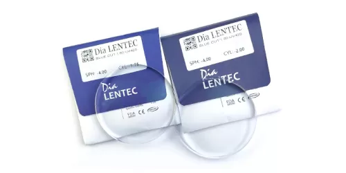 Lentec 1.60 Blue Cut لنتک بلوکات نیمه فشرده