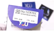 عدسی بلوکنترل فتوکرومیک کره ای لنتک Lentec PhotoBlue 1.56