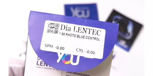 عدسی بلوکنترل فتوکرومیک کره ای لنتک Lentec PhotoBlue 1.56