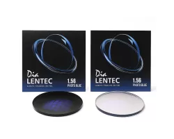 عدسی بلوکنترل فتوکرومیک کره ای لنتک Lentec PhotoBlue 1.56