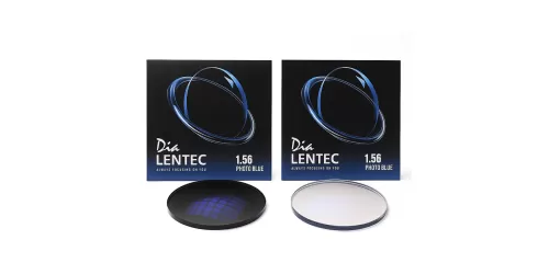عدسی بلوکنترل فتوکرومیک کره ای لنتک Lentec PhotoBlue 1.56