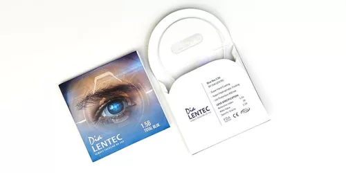 توتال بلو کره ای لنتک Lentec 1.56 Total Blue