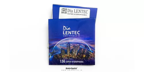 عدسی کره ای آنتی رفلکس سوپر هیدروفوبیک لنتک Lentec 1.56 AR Super Hydro