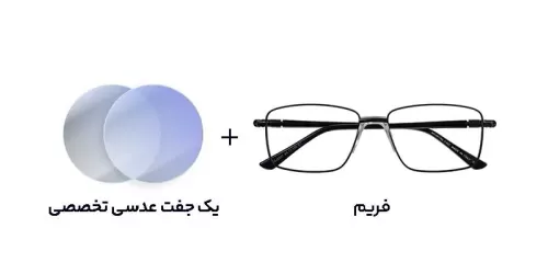 عینک کامپیوتر بلوکنترل Montblanc - MGJ 8807