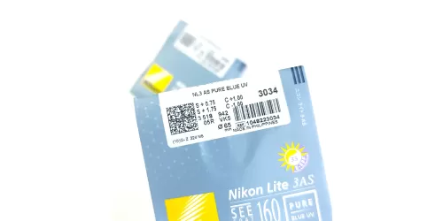 عدسی بلوکنترل نیکون 1.6 Nikon Lite 3 AS SeeCoat Next Pure Blue UV