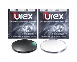 عدسی فتوکرومیک آنتی رفلکس دودی پیورکس Purex Photochromic Grey 1.56