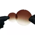 عدسی آفتابی قهوه‌ای تک رنگ Brown