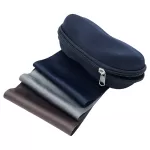 سه عدد دستمال + جلد زیپی بزرگ