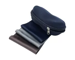 سه عدد دستمال + جلد زیپی بزرگ