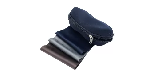 سه عدد دستمال + جلد زیپی بزرگ