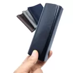 سه عدد دستمال + جلد چرمی پرسولی بزرگ