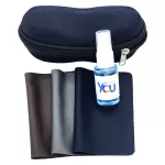 جلد زیپی بزرگ + 3 عدد دستمال + اسپری