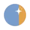آبی شفاف | نارنجی 