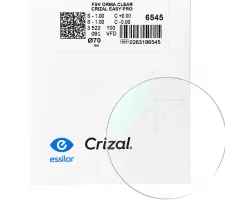 عدسی آنتی رفلکس اسیلور essilor 1.5 easy pro