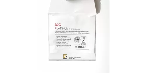 عدسی بلوکنترل فتوکرومیک کره ای آی اند جی I&G PhotoBlue 1.56 Gray