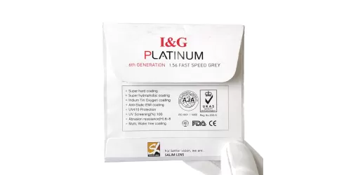 عدسی بلوکنترل فتوکرومیک کره ای آی اند جی I&G PhotoBlue 1.56 Gray