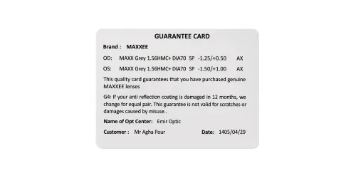 عدسی فتوکرومیک مکسی 1.56 Maxxee photo