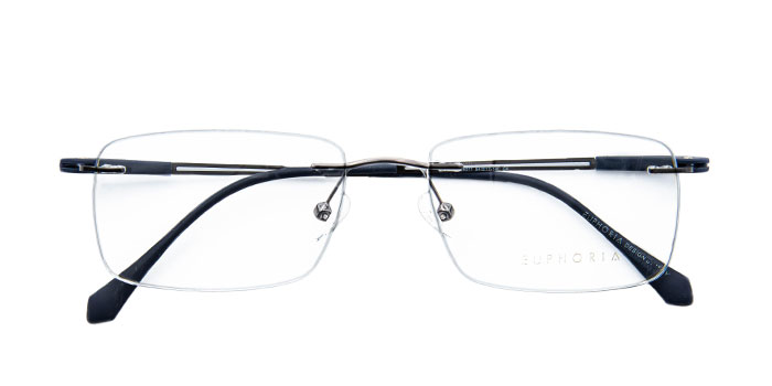 عینک بدون فریملس مردانه مستطیلی سبک